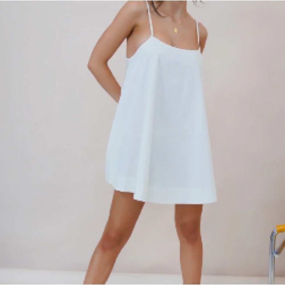 VRG Girl White Shift Dress - Picture 3 of 3